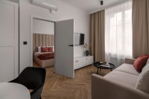 Apartament z 1 sypialnią B417 Carmine Red