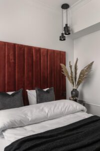 Zamykana sypialnia w Apartamencie z 1 sypialnią B425 Carmine Red