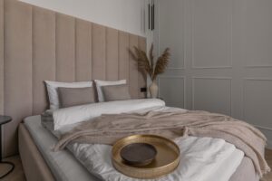 Zamykana sypialnia w Apartamencie z 1 sypialnią B419 Classic Cream