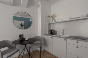 Aneks kuchenny w Apartamencie STANDARD A501 Blue Velvet