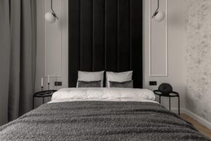 Łóżko w Apartamencie STANDARD B418 Chic Gray