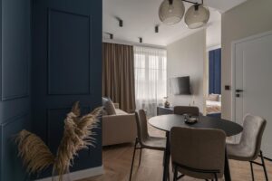 Apartament STUDIO z odzieloną sypialnią B420 Gentleman Blue